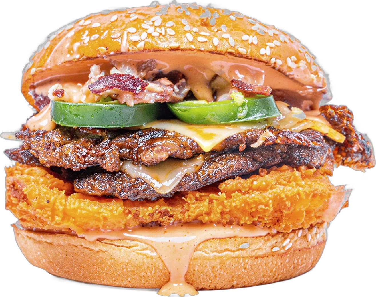Hot Cheesus burger